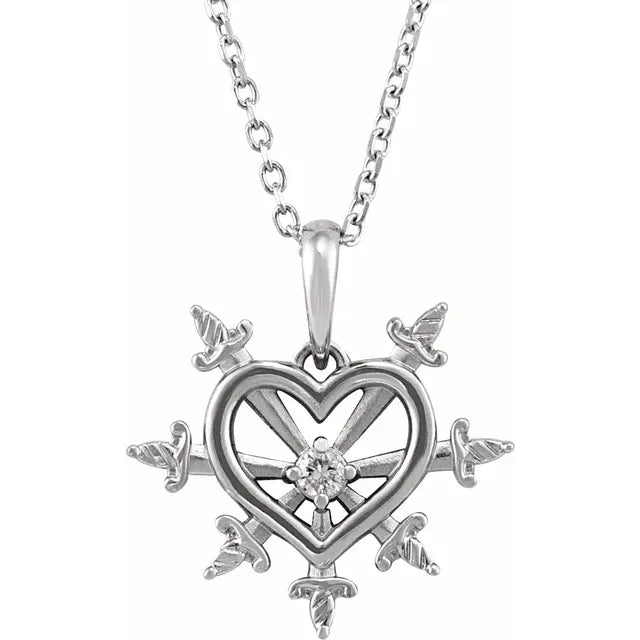 Heart & Daggers Necklace