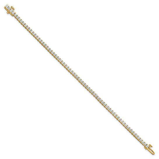 Princess Lab Grown Tennis Bracelet