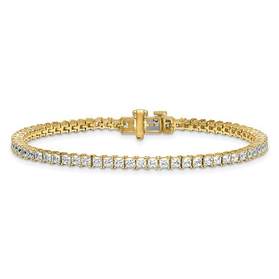 Princess Lab Grown Tennis Bracelet