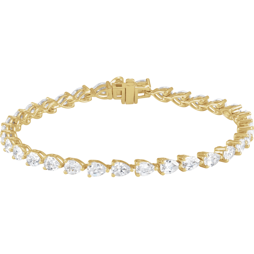 Pear Tennis Bracelet