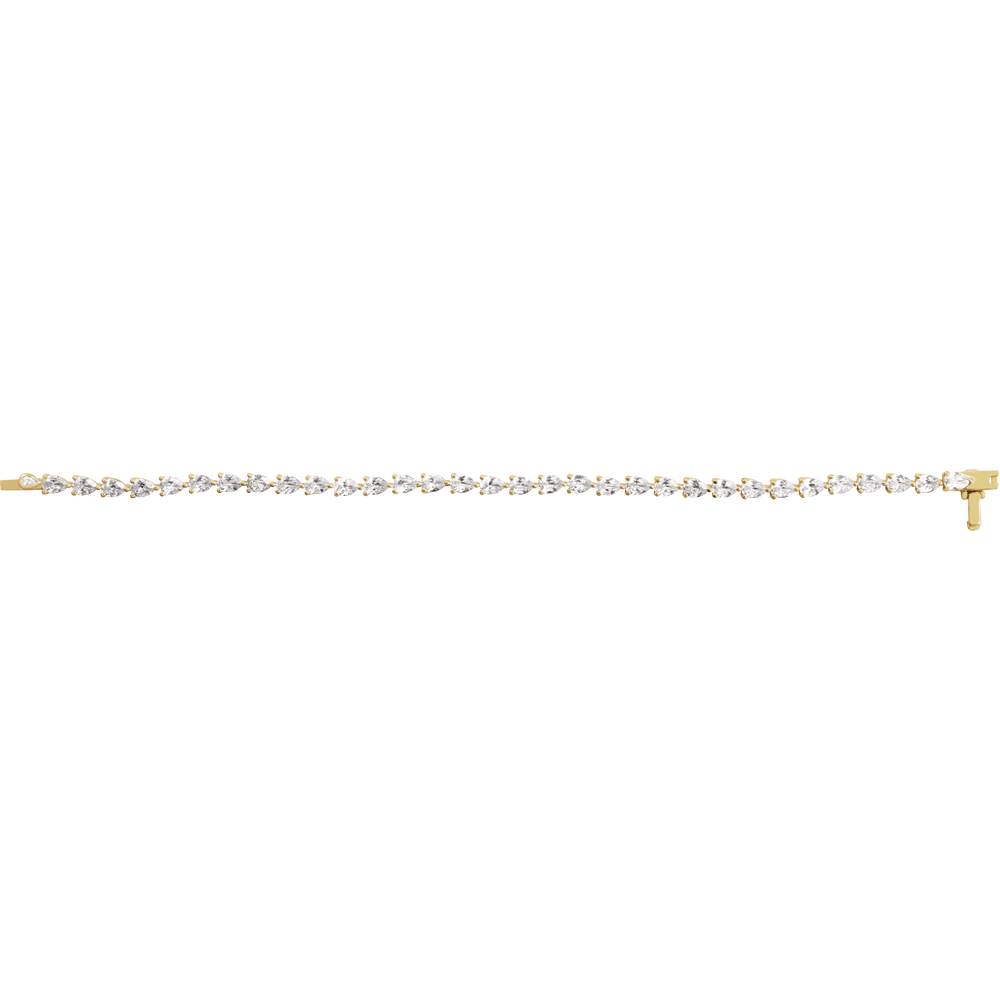 Pear Tennis Bracelet
