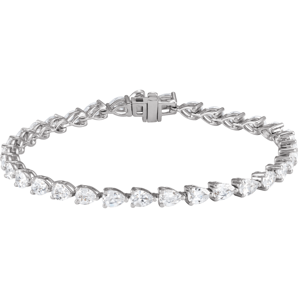 Pear Tennis Bracelet