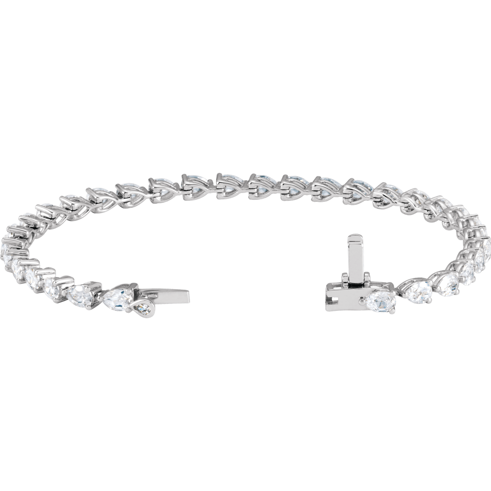 Pear Tennis Bracelet