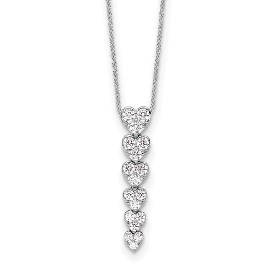 Heart Cascade Necklace
