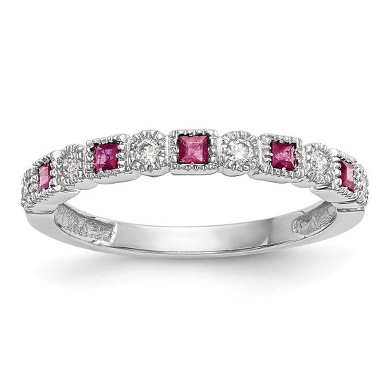 Gemstone and Diamond Ring