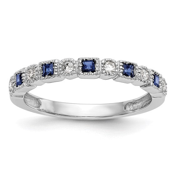 Ruby, sapphire and diamond gemstone ring from sheRocks Diamonds