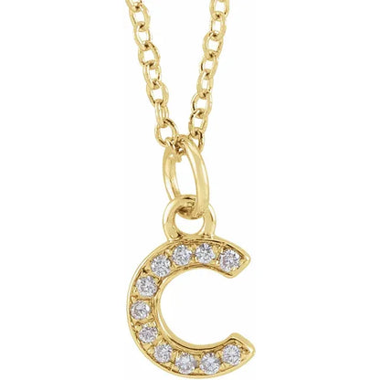 Natural Diamond Petite Necklace