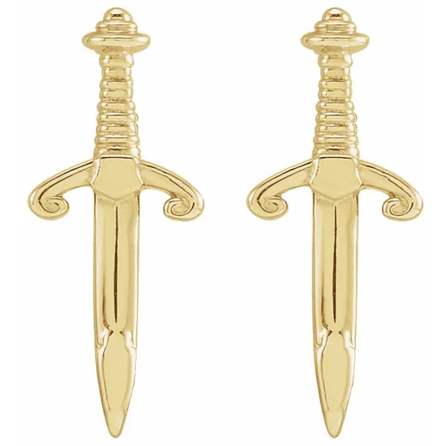 Dagger Stud Earrings