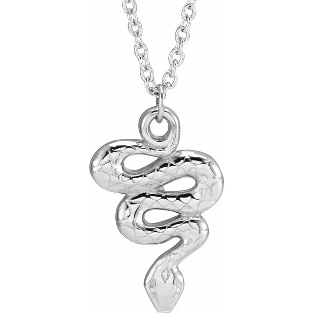 Snake Necklace 14K Gold