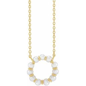 Pearl Circle Necklace