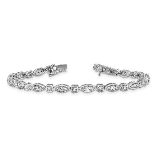 Brilliance Tennis Bracelet Lab Grown Diamond VS/SI FGH