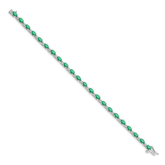 Diamond Emerald Bracelet