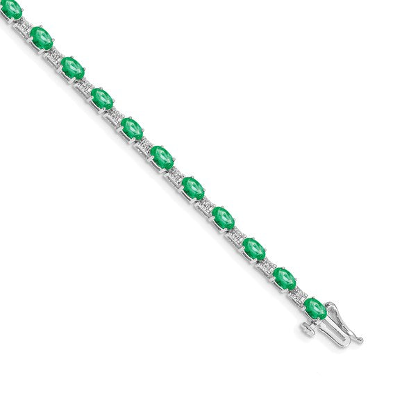 Diamond Emerald Bracelet