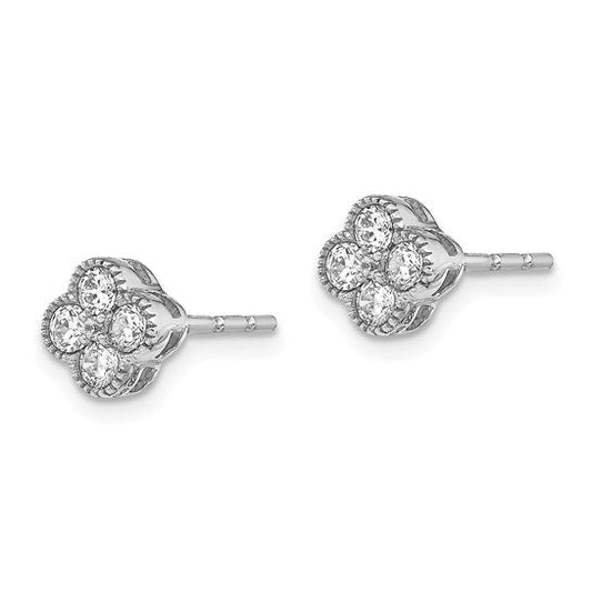 Lab Grown Diamond Bloom Post Earrings