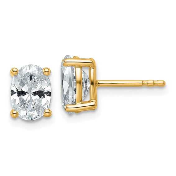 Oval Lab Grown Diamond Studs