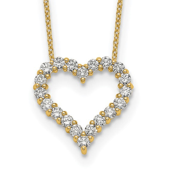 Diamond Heart Pendant Necklace