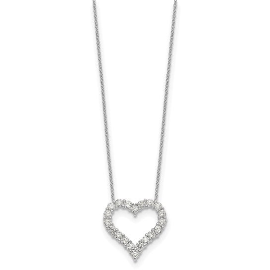 Diamond Heart Pendant Necklace