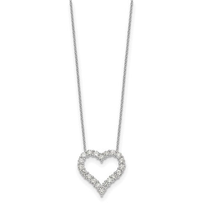 Diamond Heart Pendant Necklace