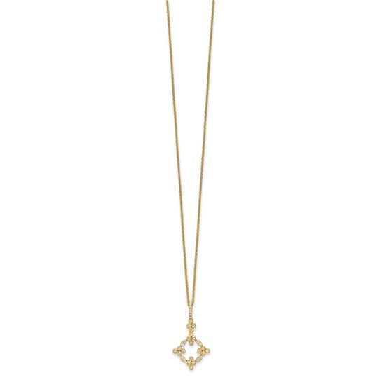 Lab Diamond Bloom Necklace