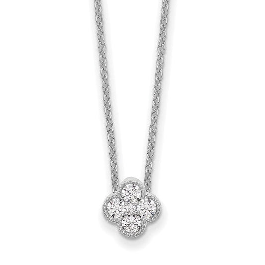 Lab Diamond Bloom Pendant