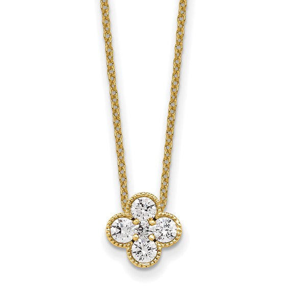 Lab Diamond Bloom Pendant