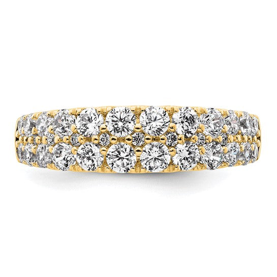 Diamond Double Row Band