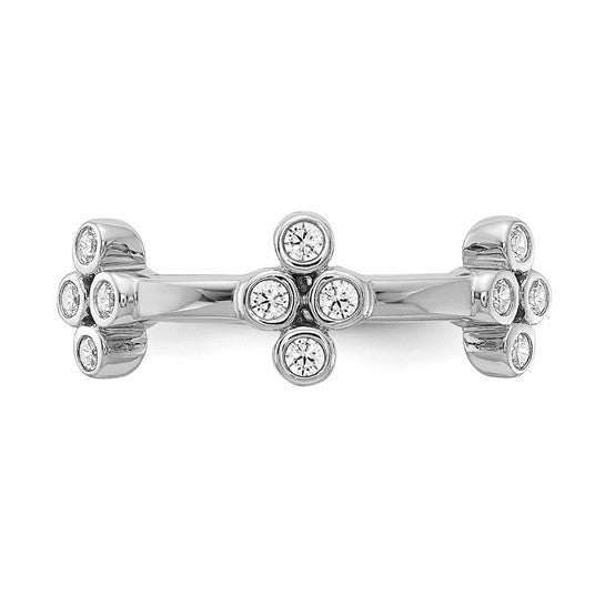 Diamond Bloom Fashion Ring