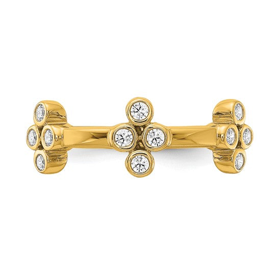 Diamond Bloom Fashion Ring