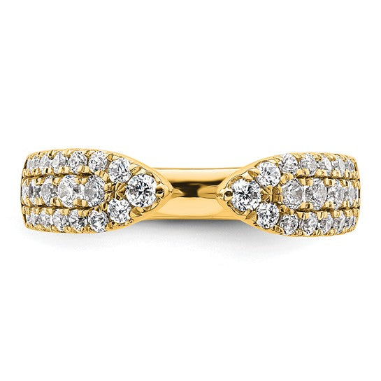 Diamond Open Wrap Ring