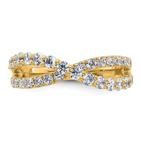 Diamond Entwined Elegance Ring