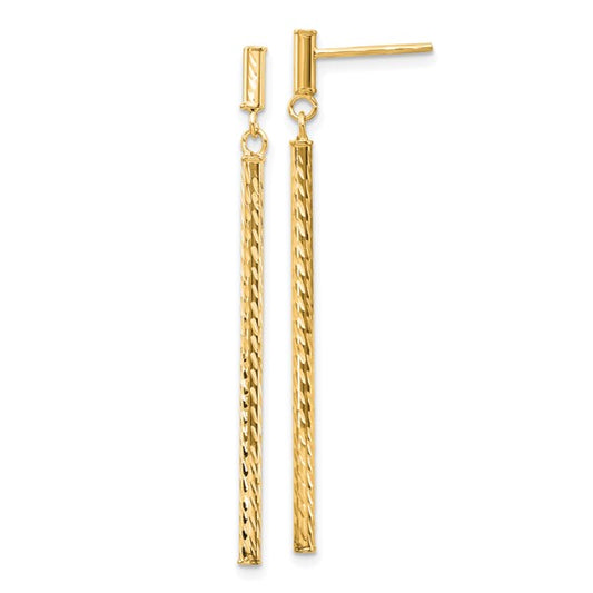 Bar Dangle Post Earrings