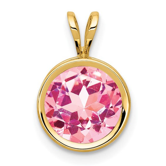 Pink Tourmaline Pendant