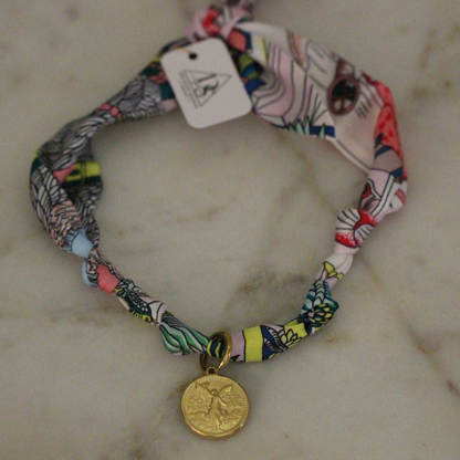 Gilded Coin Scarf Necklace