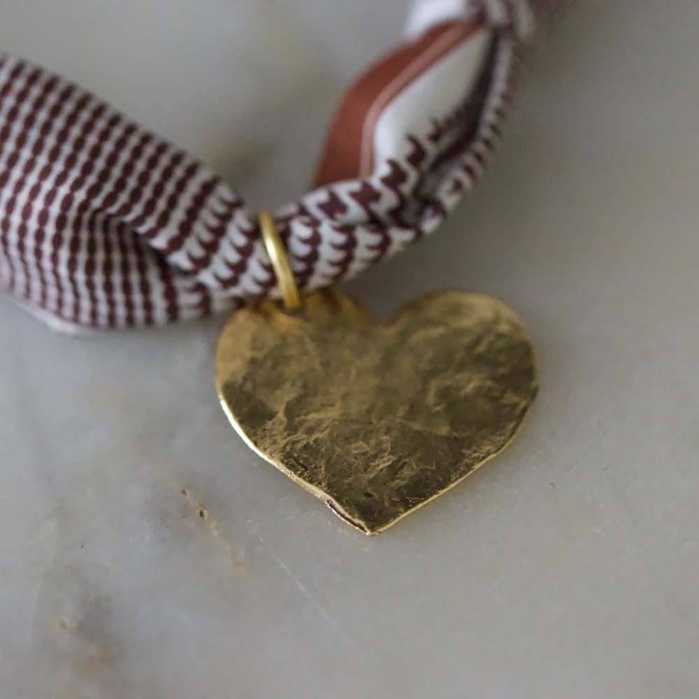 Sienna Heart Scarf Necklace