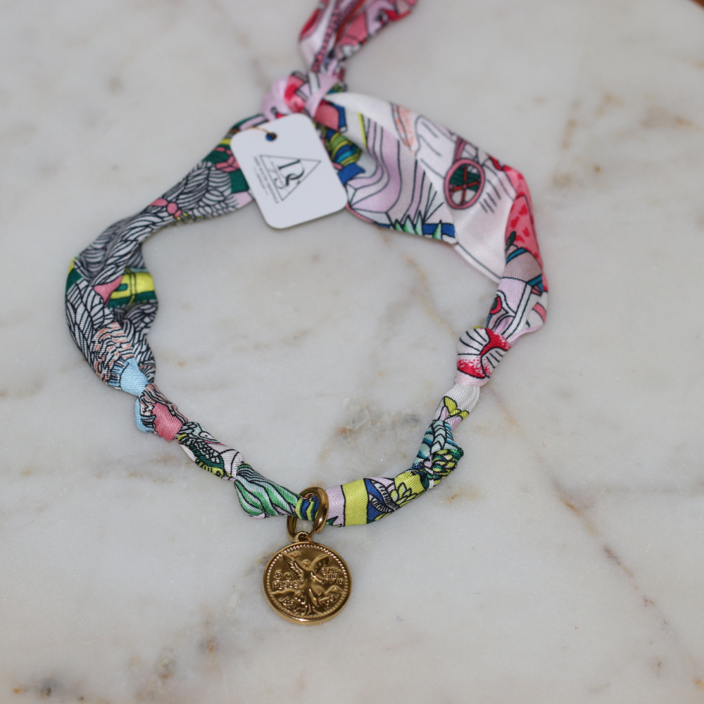 Gilded Coin Scarf Necklace