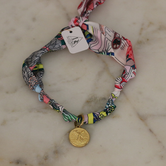 Gilded Coin Scarf Necklace
