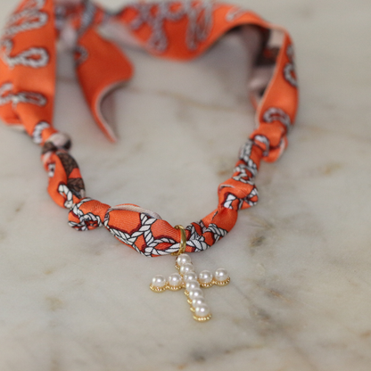 Clementine Scarf Necklace