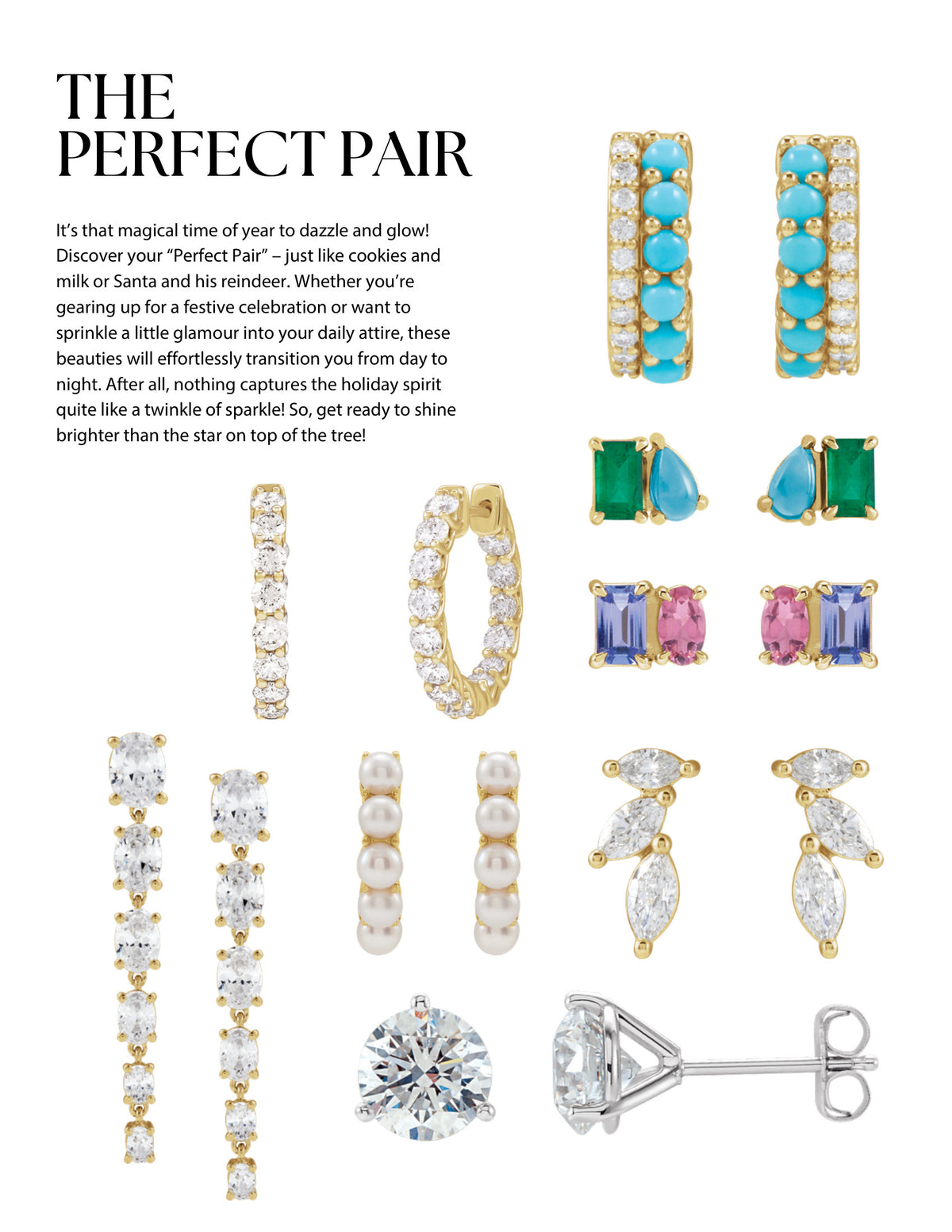 The perfect pair — earrings — sheRocks Holiday Lookbook page 13