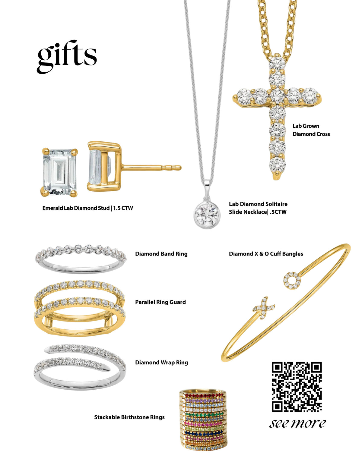 Gift favorites — studs, rings and pendants — sheRocks Holiday Lookbook page 16