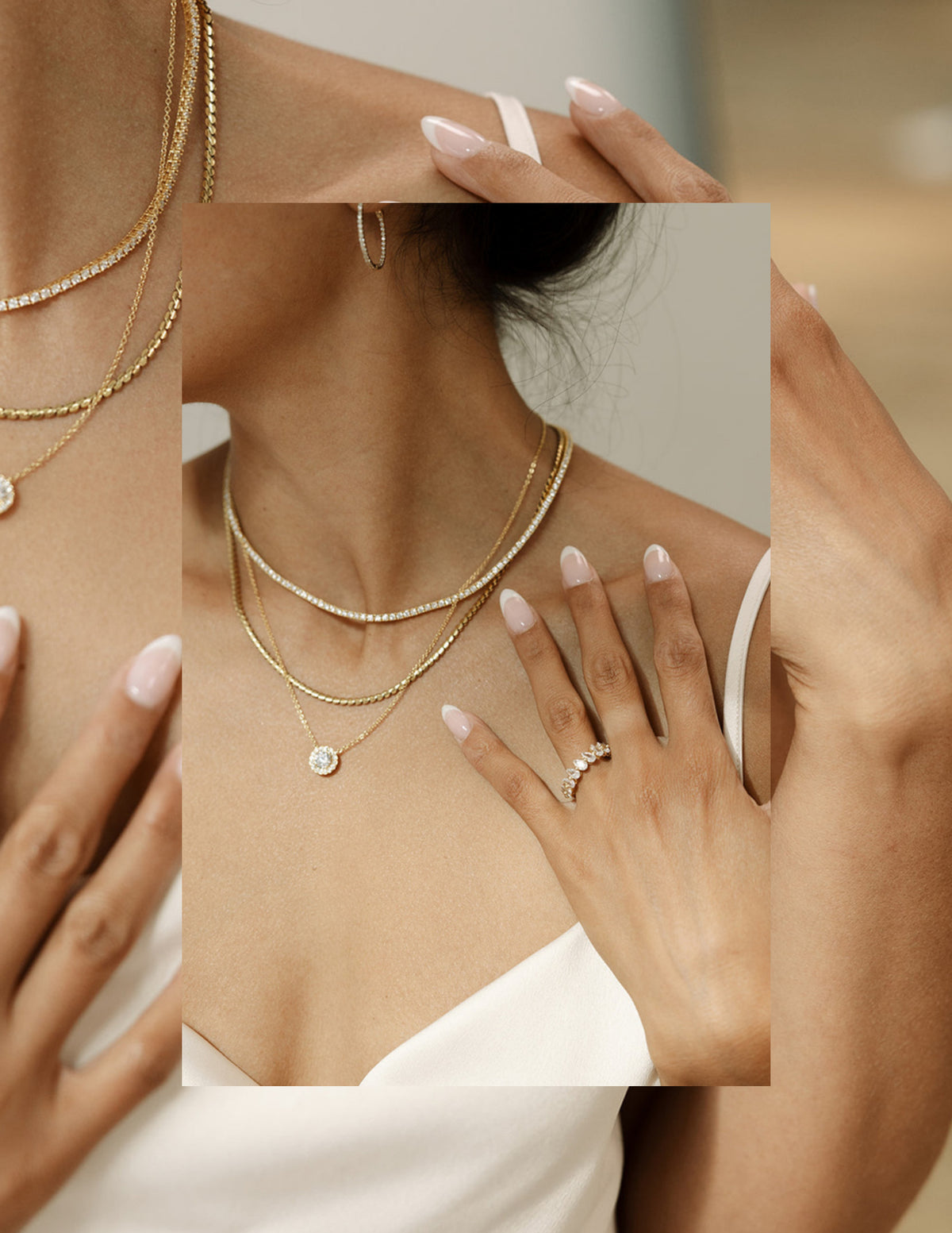 Layered necklaces — sheRocks Holiday Lookbook page 19